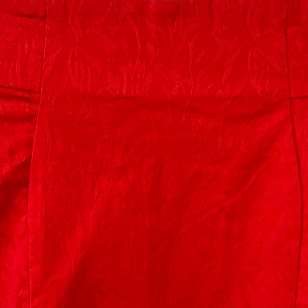 New York & Company Orange 3 Piece Knee-length Pencil Skirt, Blazer and Pant Set - Picture 6 of 15